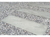 BOORDSTEEN KANDLA GREY HANDGESPLETEN 100x30x6-8cm