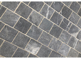 OOSTERSE BLAUWE KALKSTEEN 20x20x2 5cm TEGELS ANTIEK GETROMMELD