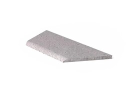 Schellevis pool coping HOEK LINKS  100/60X40X5 CM  grey