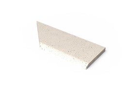 Schellevis pool coping HOEK RECHTS  100/60X40X5 CM  CREME