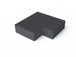 Schellevis trap HOEKSTUK 90   37/15  BINNEN ANTRA. 60X60 CM