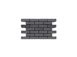 WATERPASSERENDE BETONKLINKER 20x6.5x8 cm In-Line  getrommeld  ZWART