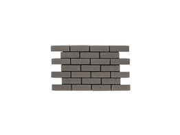 WATERPASSERENDE BETONKLINKER 20x6.5x8 cm Ongetrommeld GRIJS