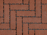 Briques en terre cuite drainant rouge PASSAQUA - WDF 189x59x80 mm
