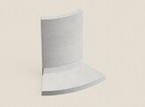 GEBOGEN KEERWAND 45  BUITENBOCHT H75xL100xB60