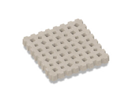 Weave waterpasserende  betontegels 100X100X10 CM GREIGE