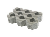 GRASDALLEN BETON 60x40x12 cm met groeven  BENOR 