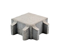 WATERPASSERENDE BETON BETONKLINKER ECO BLOCK  BLOKMOTIEF  GRIJS 22x22x10 cm