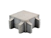 WATERPASSERENDE BETON BETONKLINKER ECO BLOCK  BLOKMOTIEF  GRIJS 22x22x10 cm