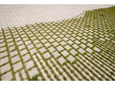 WATERPASSERENDE BETON BETONKLINKER ECO BLOCK  LIJNMOTIEF  GRIJS 22x22x10 cm