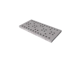 Grote Schellevis grasbetonplaat Matrix 200X100X10 CM GRIJS
