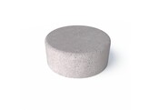 Schellevis seatable element round 100x40 CM grey