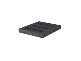 XXL Schellevis concrete grasspaver/ slabs 60x60X10 CM anthracite