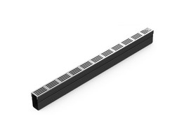 VANDIX STARLINE - channel in PVC with grey grating 100x6x10cmH